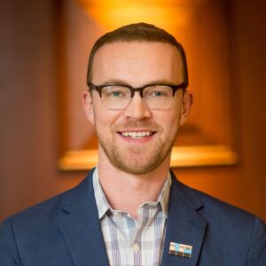 A photo of Shane Phillips, a housing expert who manages the UCLA Lewis Center for Regional Policy Studies.