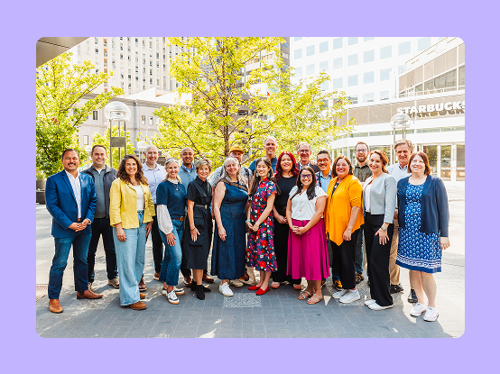 Abundance Elected Fellows posing together
